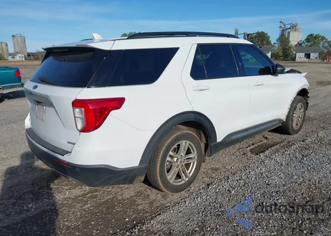 2020 Ford Explorer Xlt z USA, uszkodzony, nr VIN 1FMSK7DH6LGB60614